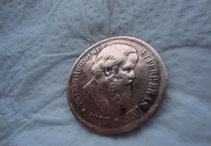 moedas 40 reis de 1875