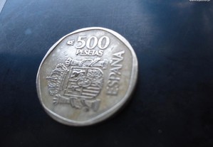 moedas 500 pesetas de 1988