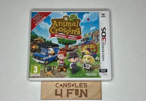 Animal Crossing Welcome Amiibo Nintendo 3DS completo