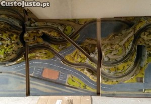 Maquete para comboio