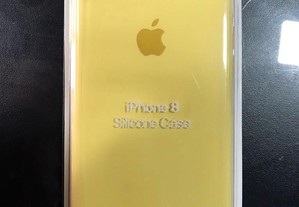 Capa de silicone Apple amarela iPhone 7 / iPhone 8