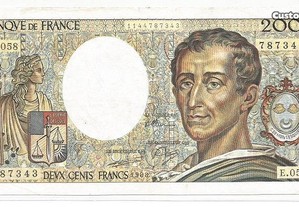 Espadim - Nota de 200 Francos de 1988 - França 058