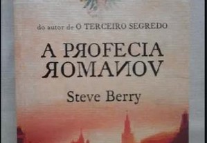 COMO NOVO A Profecia Romanov de Steve Berry Livro