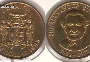 Jamaica - 1 Dollar 1993 - bela/soberba