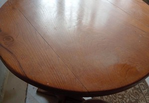 Mesa cozinha madeira redonda