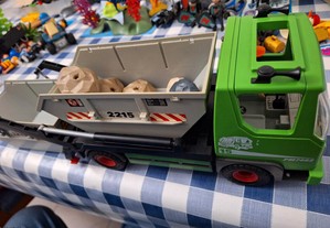 Playmobil camião de transporte de pedras