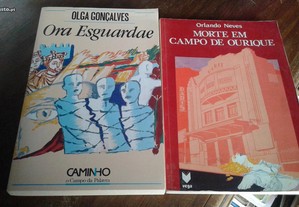 Obras de Olga Gonçalves e Orlando Neves