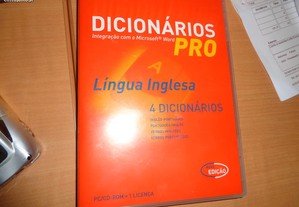 PC/CD-ROM Dicionários Língua Inglesa 4 Dicionários