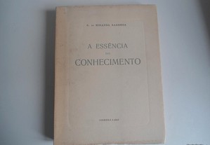 A Essência do Conhecimento por A. de Miranda Barbosa
