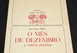 Livro O Mês de Dezembro e outros poemas Vasco Graça Moura