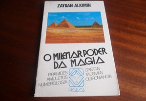 "O Milenar Poder da Magia" de Zaydan Alkimin - 1ª Edição de 1992