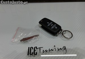 Comando universal com chave retrtil tipo Audi para alarmes, fecho central, etc