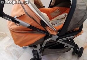Carrinho de bebé Pré Natal com ovo e suporte para automóvel