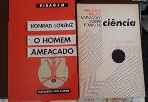 Obras de Konrad Lorenz e Orlando Ribeiro