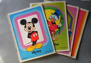 Antigo caderno escolar coleção Walt Disney