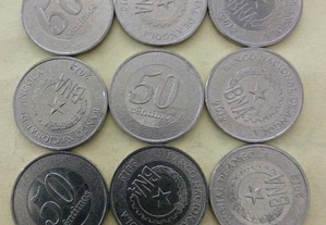 Moedas 50 Cêntimos 2012 Angola