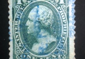 Stamp (Revenue) serie's proprietary 1875 - 1 cent