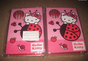 2 Estojos de Pintura "Hello Kitty" Novos e Selados