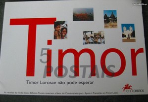 Bilhetes Postais Ilustrados de Timor CTT NOVOS
