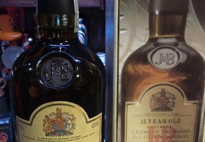 Whisky J &B 15 anos 43vol,75cl.
