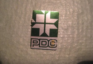 Pin/alfinete do Partido da Democracia Cristã (PDC)