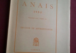Ministério do Ultramar-Anais-Estudos de Antropologia-1953