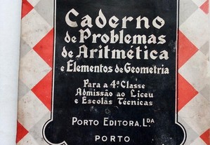 Caderno de Problemas de Aritmética e Elementos...