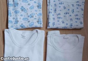 Pack de 4 camisolas interiores para criana - 6 anos