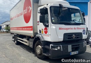 Renault D wide contentor plataforma 
