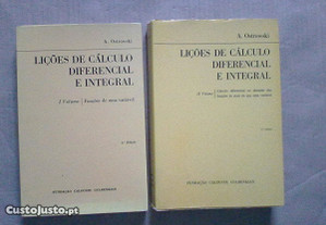 Lições de Cálculo Diferencial e Integral - I e II volume