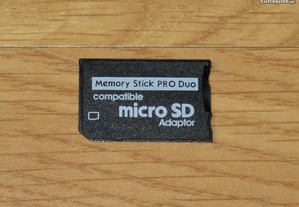 PSP: use Micro SD Card na PSP com este adaptador