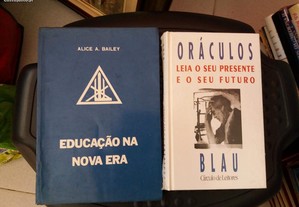 Obras de Alice A.Bailey e Blau.
