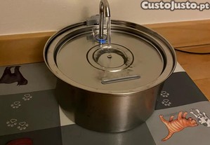 Fonte de gua Automtica para Pets   Inoxidvel, Silenciosa e Inteligente