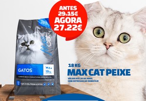 ração de gatos MaxCat Peixe 18 kg