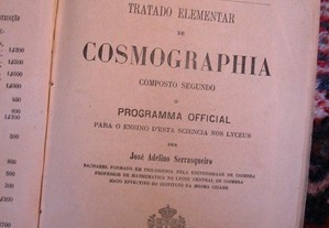 Tratado Cosmographia.Adelino Serrasqueiro1893 1ªEd