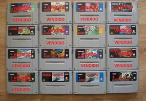Super Nintendo / SNES - 12 jogos PAL