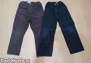 Conjunto de 2 calas para criana - 3 a 4 anos