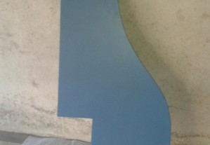 Placa de madeira ou tampo de secretária, cor azul+OFERTA