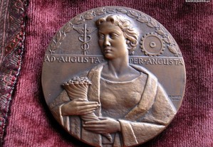 Medalha em bronze do 125 Aniversário do banco Tot