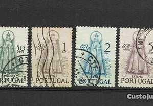 Selos Portugal 1950-Afinsa 719/722-Usados