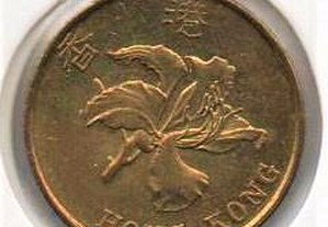Hong Kong - 10 Cents 1997 - bela/soberba