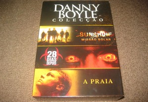3 Filmes em DVD do "Danny Boyle" Com Box Arquivadora!