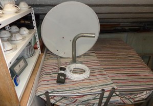 Antena parabólica completa