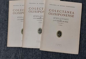 J.M. Cordeiro De Sousa-Colectânea Olisiponense-3 Vols-1982