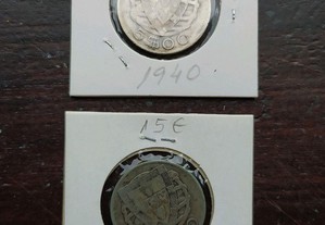 5 Escudos em Prata de 1940