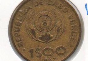Cabo Verde - 1 Escudo 1977 - mbc
