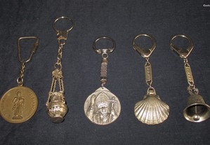 Porta-chaves Chaveiros Religião Santo Santiago João Paulo II
