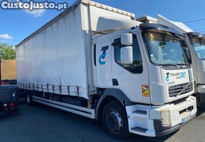 Volvo FL 280 caixa cortinas tir plataforma 