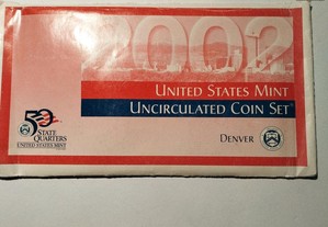 Conjunto moedas 2002 D (10 moedas) dos EUA