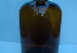 Frasco de Farmácia antigo em vidro de 2L